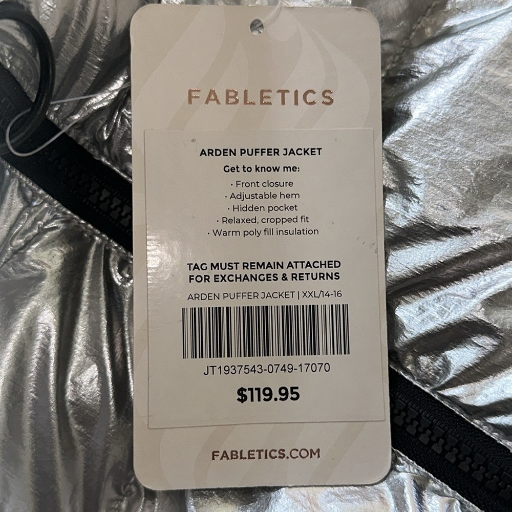 Fabletics Arden Puffer Jacket NWT - image 13